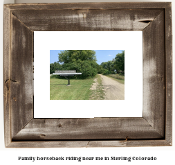 family horseback riding near me in Sterling, Colorado